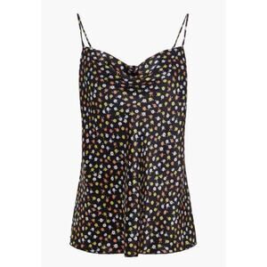 ATM Anthony Thomas Melillo Silk Ditzy Flowers Camisole Tank Top